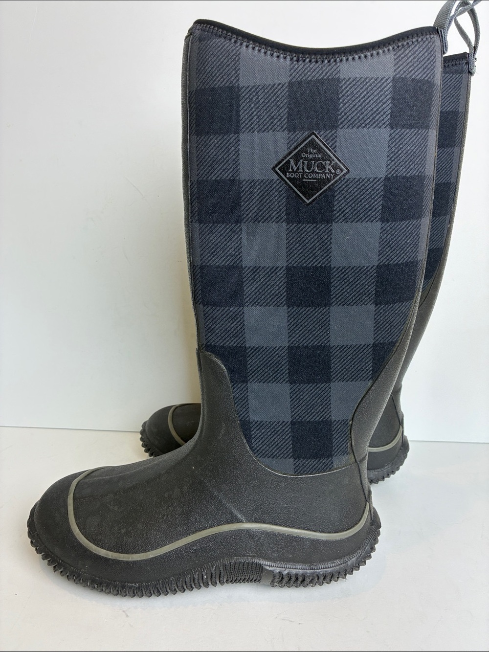 Muck Boot CO The Original- Hale Plaid Women’s Size 7 Tall Waterproof Boots - Picture 3 of 9